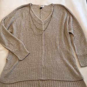 Beautifully-Knit Neutral Sweater